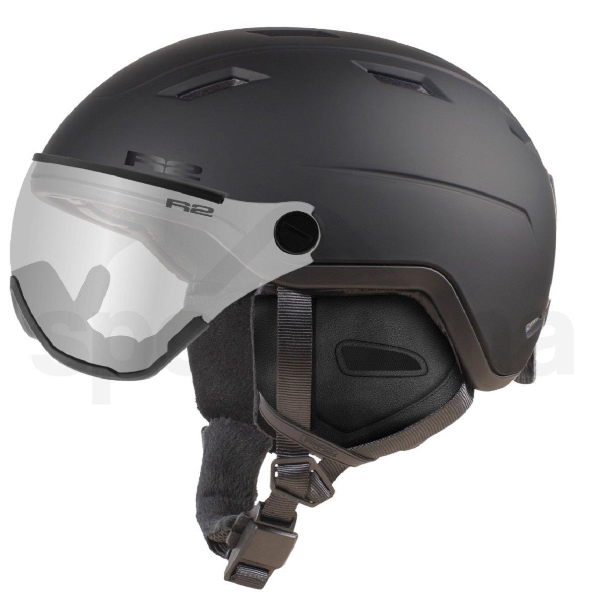  Lyžařská helma R2 Panther ATHS02A - black/grey